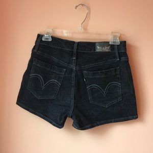 Levi’s Black High Rise Shorts